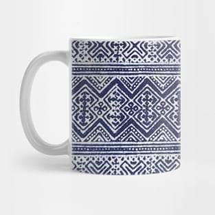 Khajua Indigo – Sacred Geometry of the Hmong Spirit Mug